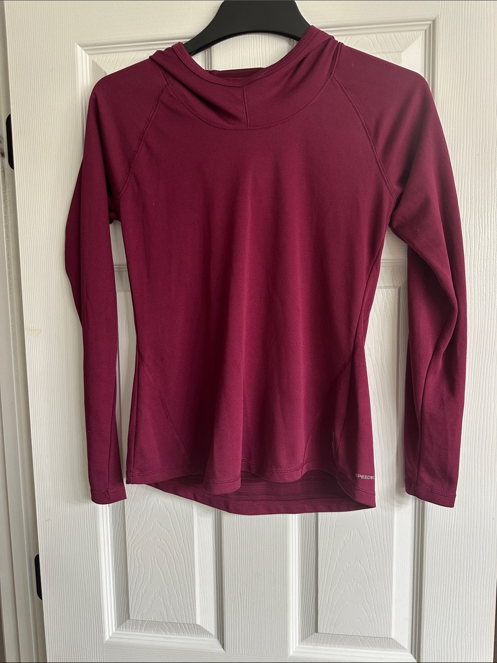 Women’s Reebok Long Sleeve Performance Hoodie - Burgundy